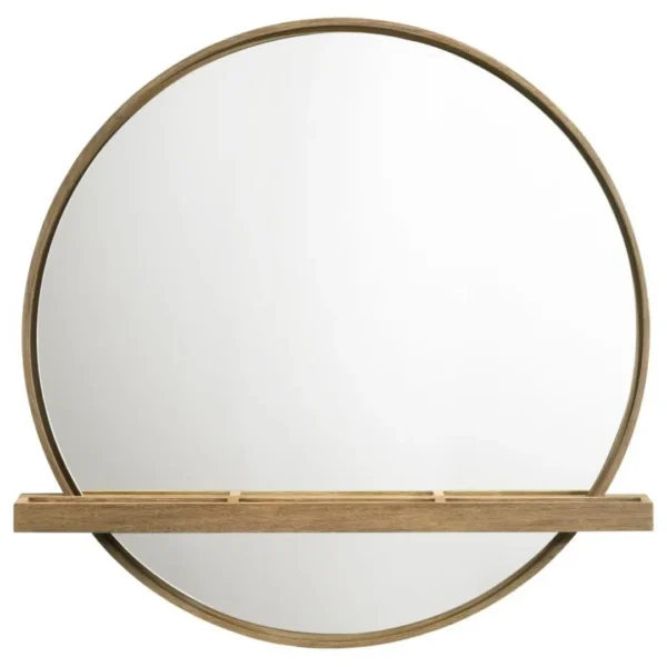 Arini Round Wall Mirror with Shelf By Coaster Furniture - Image 2