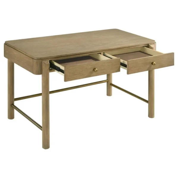 Arini 2 Drawer Vanity Desk Makeup Table By Coaster Furniture - Image 2