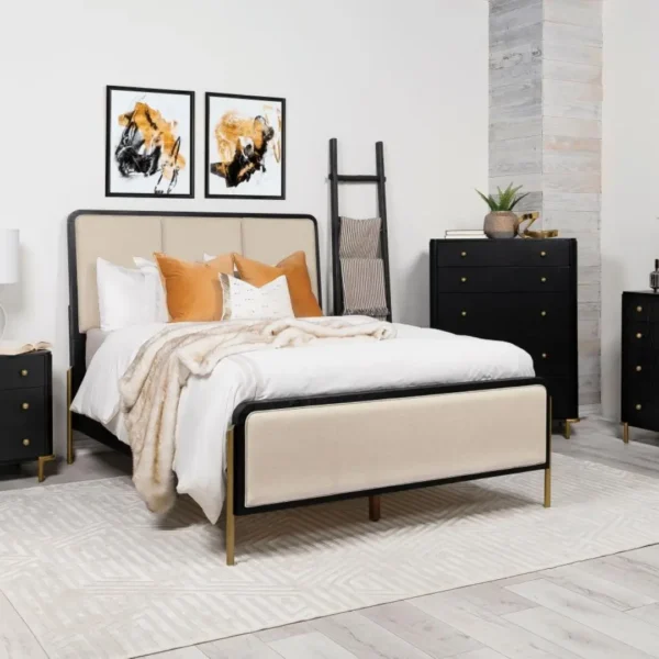 Arini 56-Inch Cream Panel Bed By Coaster Furniture - Image 7