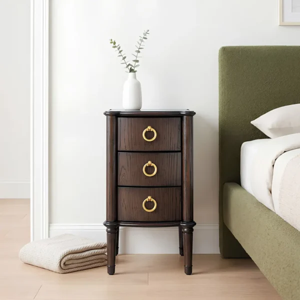 Bude Contemporary 3 Drawer Nightstand by Furniture of America - Image 2