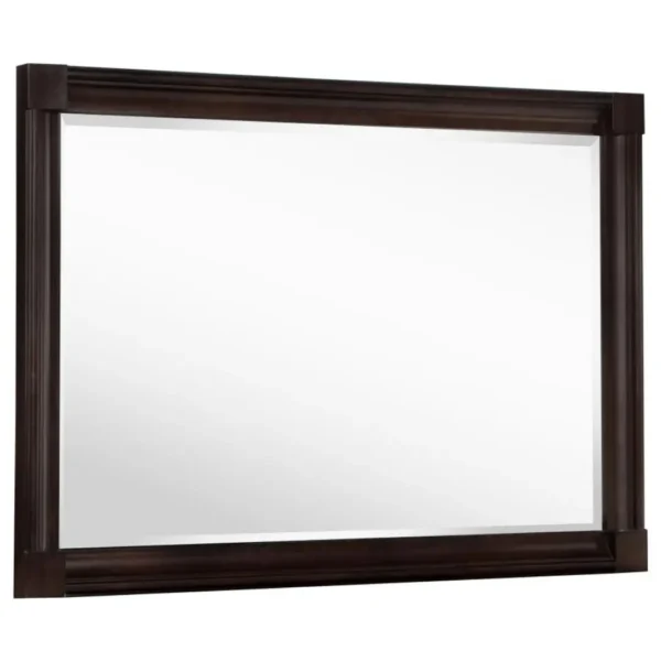 Andover Dark Oak Dresser Mirror By Coaster Furniture - Image 2