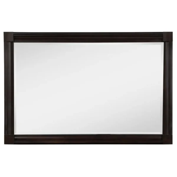 Andover Dark Oak Dresser Mirror By Coaster Furniture - Image 3