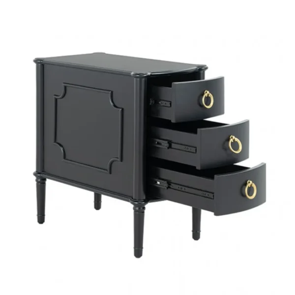 Bude Contemporary 3 Drawer Nightstand by Furniture of America - Image 4