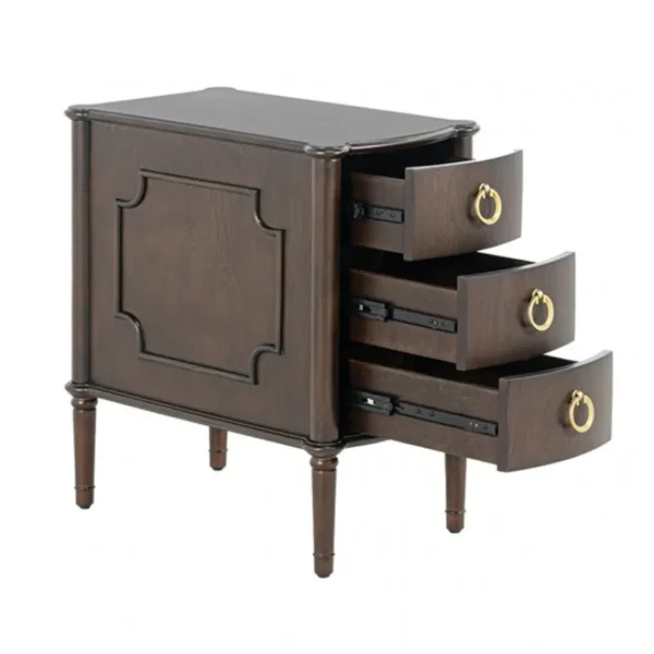 Bude Contemporary 3 Drawer Nightstand by Furniture of America - Image 11