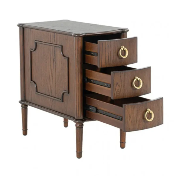 Bude Contemporary 3 Drawer Nightstand by Furniture of America - Image 14