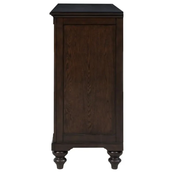 Andover Dark Oak 8 Drawer Traditional Dresser By Coaster Furniture - Image 4