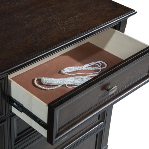 Andover Dark Oak 8 Drawer Traditional Dresser By Coaster Furniture - Image 7