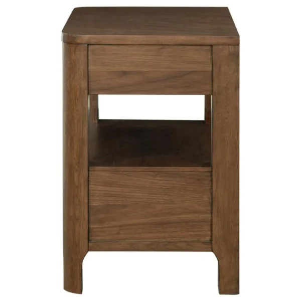 Maderia 2 Drawer Walnut Wood Nightstand By Coaster Furniture - Image 4