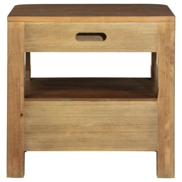 Maderia 2 Drawer Walnut Wood Nightstand By Coaster Furniture - Image 6