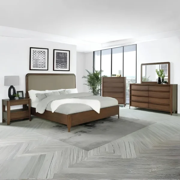 Maderia 2 Drawer Walnut Wood Nightstand By Coaster Furniture - Image 9