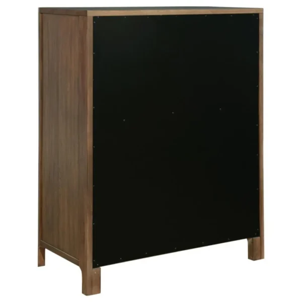 Maderia 5 Drawer Chest of Drawers Walnut By Coaster Furniture - Image 5