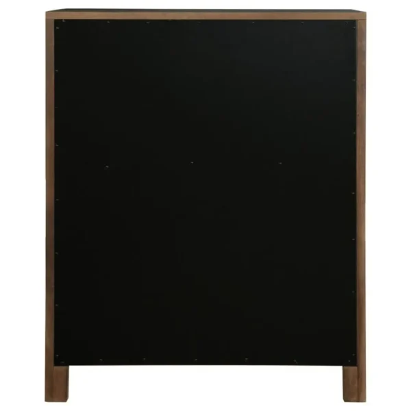 Maderia 5 Drawer Chest of Drawers Walnut By Coaster Furniture - Image 6