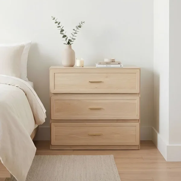 Ryde Nightstand with 3 Drawers by Furniture of America - Image 2