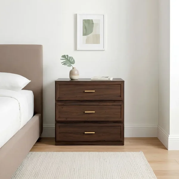 Ryde Nightstand with 3 Drawers by Furniture of America - Image 3