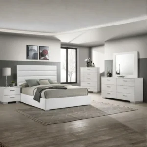 Felicity 5 Piece Minimalist Bedroom Set By Coaster Furniture