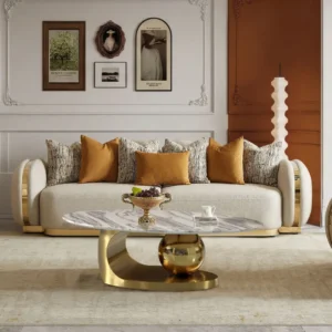 HD-100 Modern Curved Sofa by Homey Design