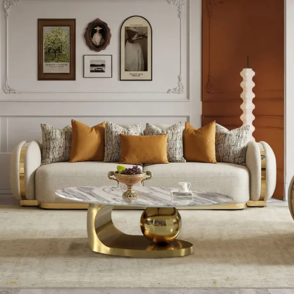 HD-100 Modern 3 Piece Sofa Set by Homey Design - Image 2