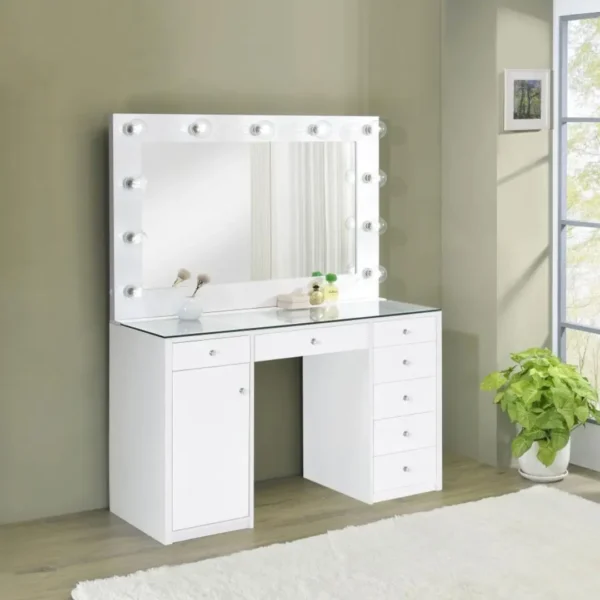 Acena 7 Drawer Vanity Set with Lighting By Coaster Furniture - Image 10