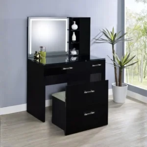 Flora 2 Drawer Vanity Set with LED Mirror By Coaster Furniture