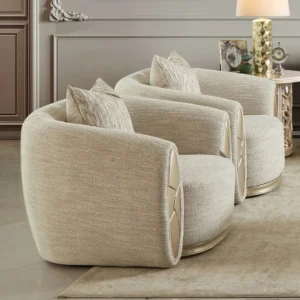 HD-999 Gray Living Armchair by Homey Design