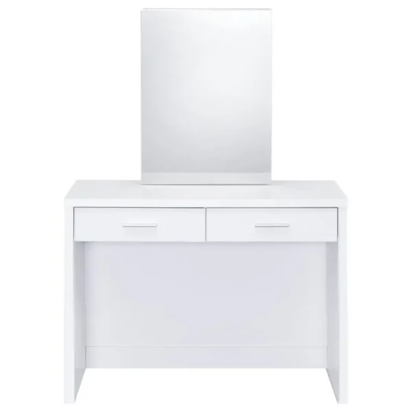 Bunbury White Makeup Vanity Table Set By Coaster Furniture - Image 6