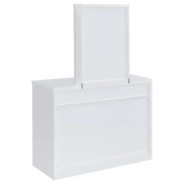 Bunbury White Makeup Vanity Table Set By Coaster Furniture - Image 8