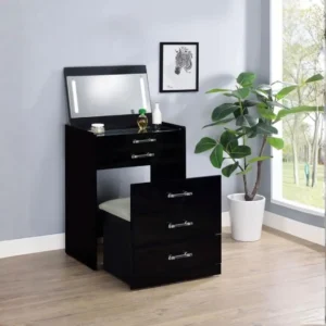 Danbury Makeup Vanity and Stool Set By Coaster Furniture