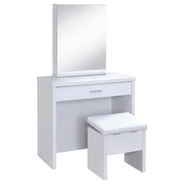 Harvey Vanity Set with Lift-Top Stool By Coaster Furniture - Image 3