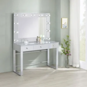 Umbridge 3 Drawer Vanity Set with Lighting By Coaster Furniture