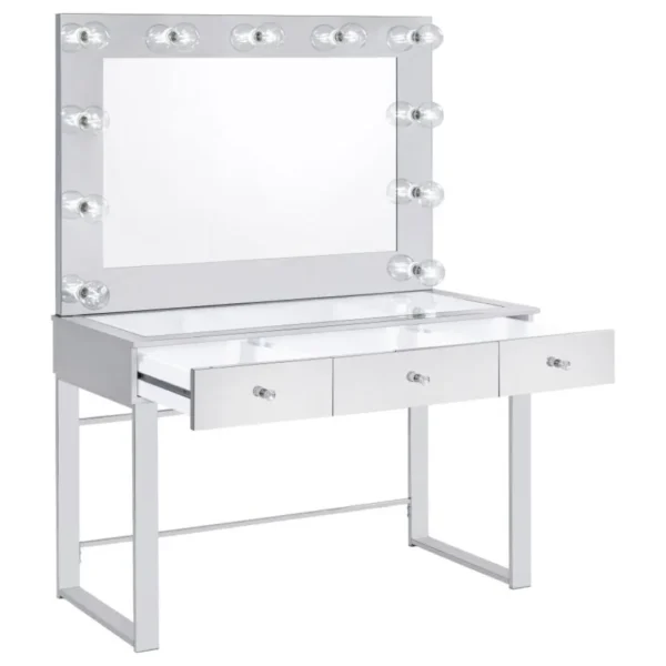 Umbridge 3 Drawer Vanity Set with Lighting By Coaster Furniture - Image 2