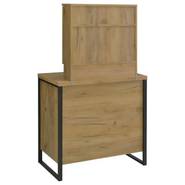 Bettin Vanity Set with Sliding Mirror and Stool By Coaster Furniture - Image 6