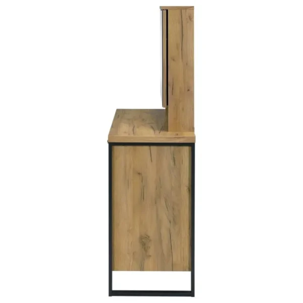 Bettin Vanity Set with Sliding Mirror and Stool By Coaster Furniture - Image 7