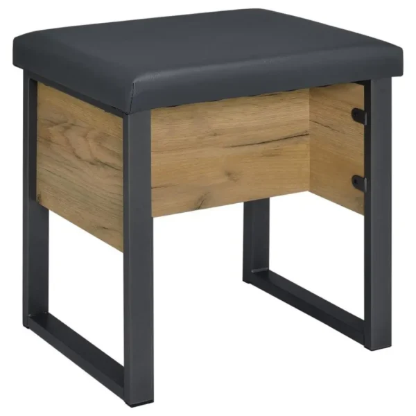 Bettin Vanity Set with Sliding Mirror and Stool By Coaster Furniture - Image 9
