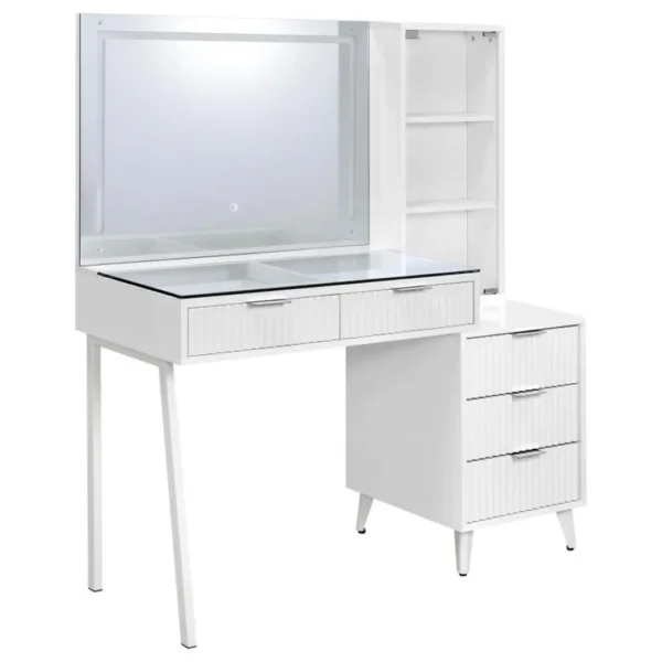 Souza 5 Drawer Makeup Vanity Table By Coaster Furniture - Image 3