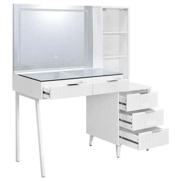 Souza 5 Drawer Makeup Vanity Table By Coaster Furniture - Image 5