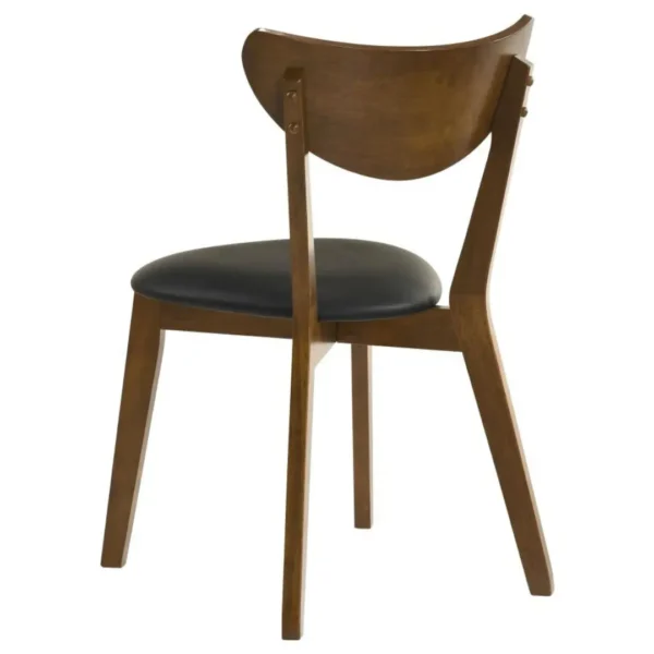 Jedda Dark Walnut Oval Dining Table Set for 4 By Coaster Furniture - Image 9