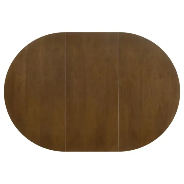 Jedda Dark Walnut Oval Dining Table By Coaster Furniture - Image 6