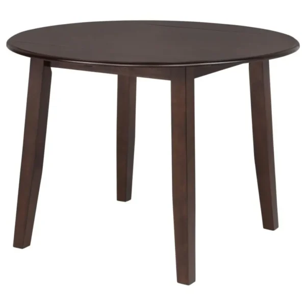 Barton Dark Brown Dining Table Set for 4 By Coaster Furniture - Image 3