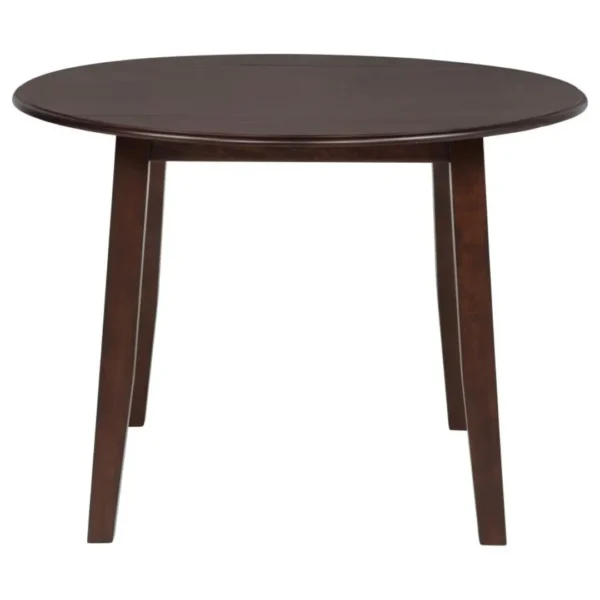 Barton Dark Brown Dining Table Set for 4 By Coaster Furniture - Image 4