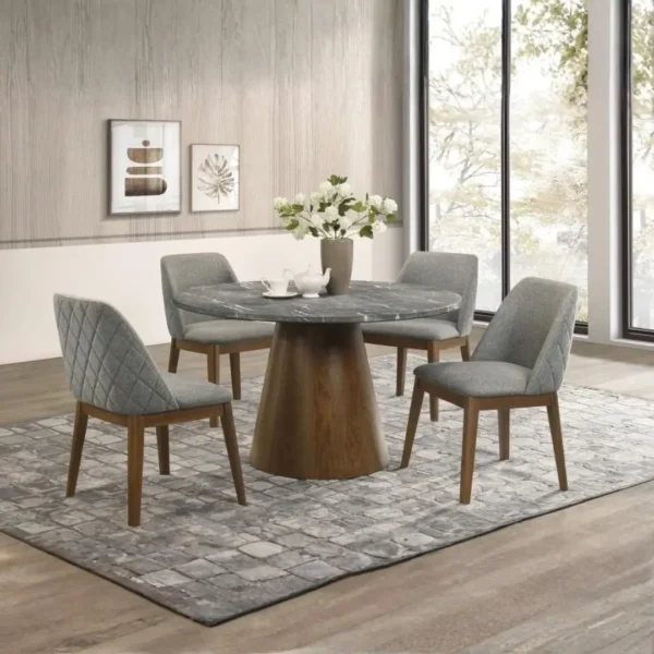 Franklin Grey Armless Side Chair Set of 2 By Coaster Furniture - Image 8