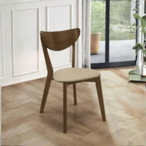 Kersey Wood and Leather Side Chair Set of 2 By Coaster Furniture