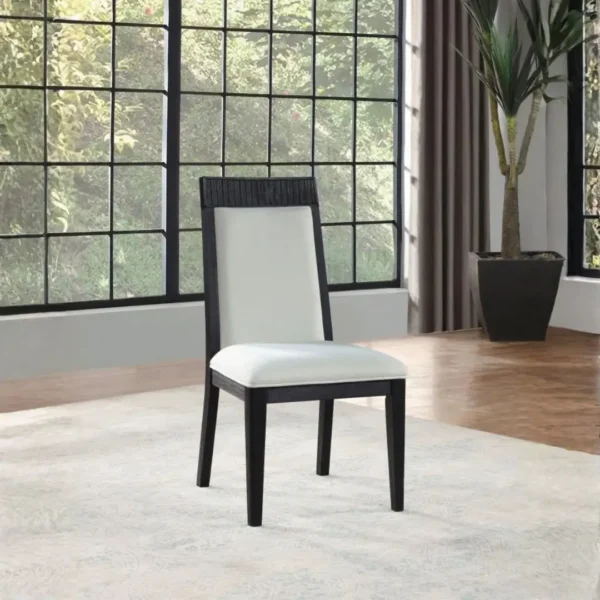 Brookmead Black Dining Room Set with 6 Chairs By Coaster Furniture - Image 3