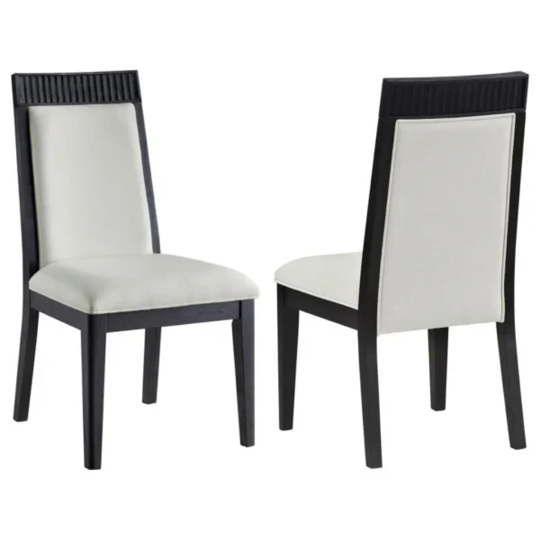 Brookmead Black Dining Room Set with 6 Chairs By Coaster Furniture - Image 11