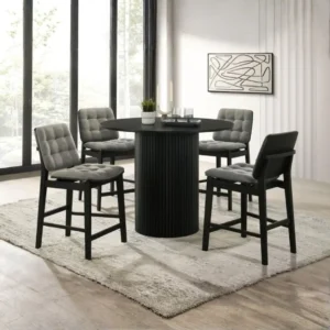 Hamlyn Round Counter Height Dining Set By Coaster Furniture