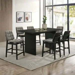 Decker 7 Piece Counter Height Dining Set By Coaster Furniture