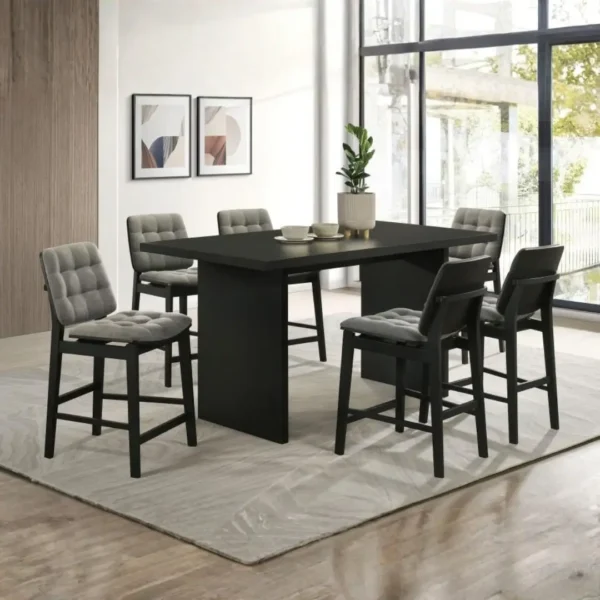 Redbridge Upholstered Counter Chair Stool Set of 2 By Coaster Furniture - Image 8