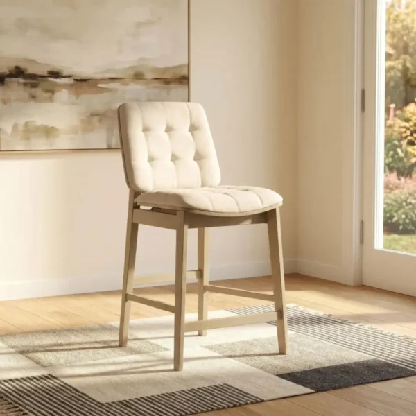 Redbridge Upholstered Counter Chair Stool Set of 2 By Coaster Furniture - Image 9