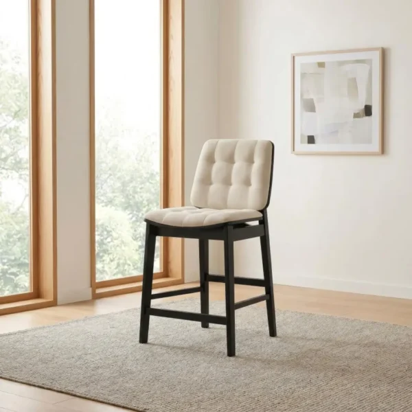 Redbridge Upholstered Counter Chair Stool Set of 2 By Coaster Furniture - Image 10
