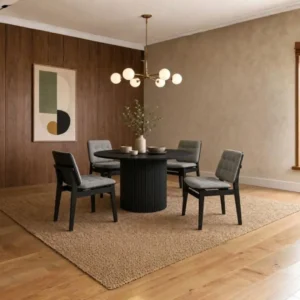 Hamlyn 5 Piece Round Dining Set By Coaster Furniture