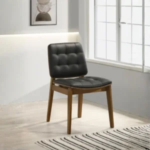 Redbridge Tufted Leather Side Chair Set of 2 By Coaster Furniture
